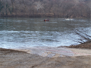 Photo of Lander boat ramp.