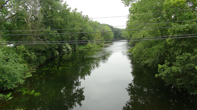 Photo of the Neversink River at Port Jervis.