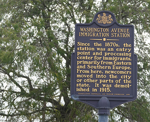 Photo of Washington Ave. Immigration Station site