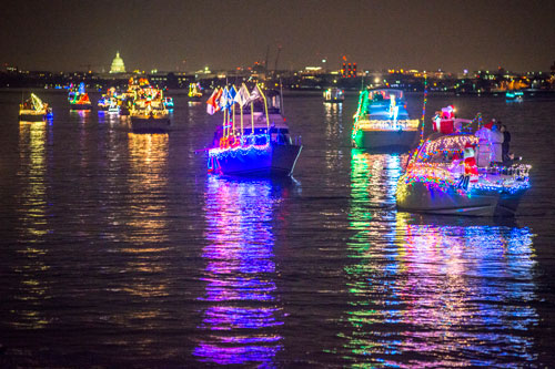 Alexandria, Va., Boat Parade in 2022.