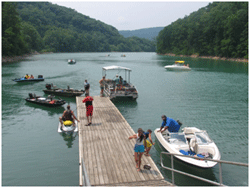 Photo of Howell Run boat ramp