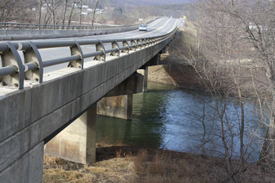 Photo of Rocket Center bridge